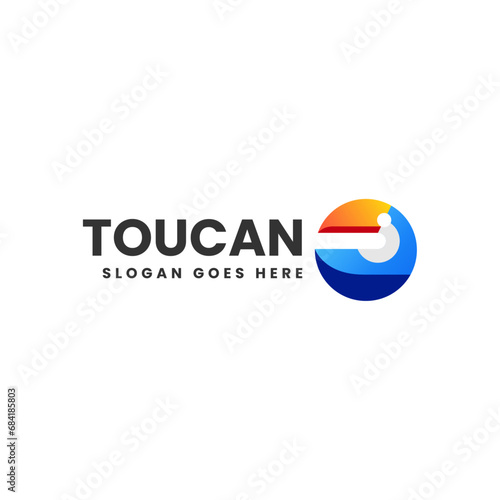 Vector Logo Illustration Toucan Gradient Colorful Style Free Download Vector Logo Illustration Toucan Gradient Colorful Style - GFXLoad