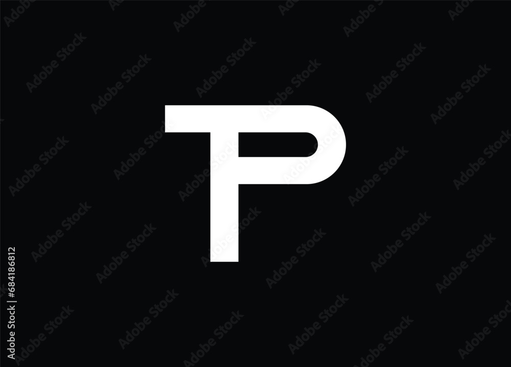 Creative Letters TP Logo Design Vector Template Creative Letters TP Logo Design Vector Template