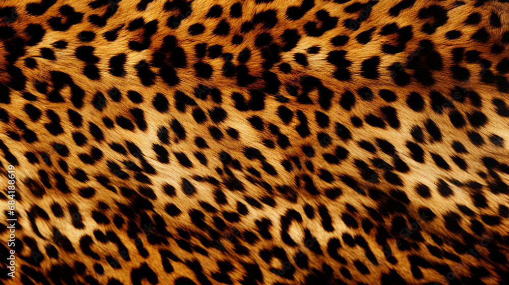The pattern replicate the intricate and striking design of a leopard's coat created with Generative Ai The pattern replicate the intricate and striking design of a leopard's coat created with Generative Ai