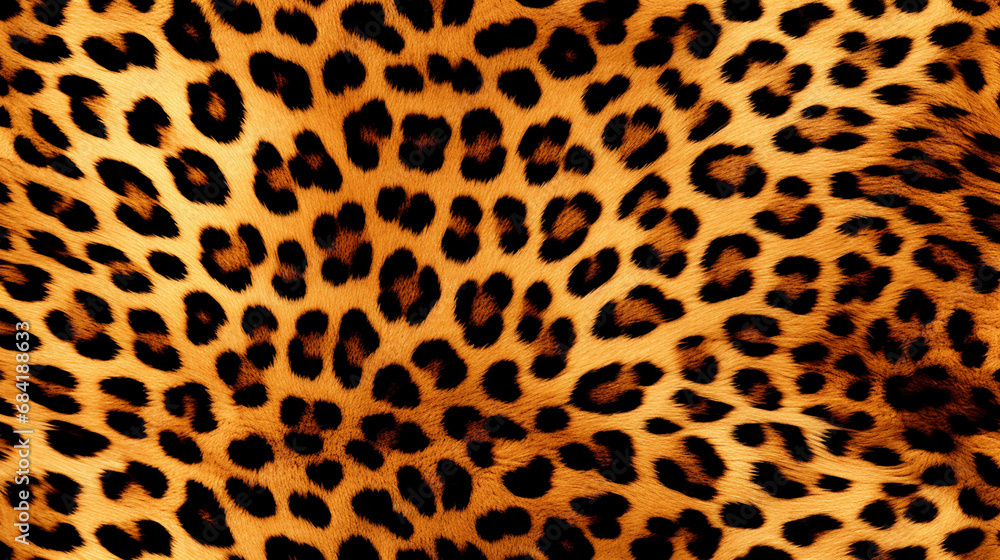 The pattern replicate the intricate and striking design of a leopard's coat created with Generative Ai The pattern replicate the intricate and striking design of a leopard's coat created with Generative Ai