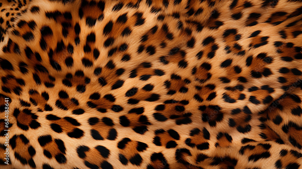 The pattern replicate the intricate and striking design of a leopard's coat created with Generative Ai The pattern replicate the intricate and striking design of a leopard's coat created with Generative Ai