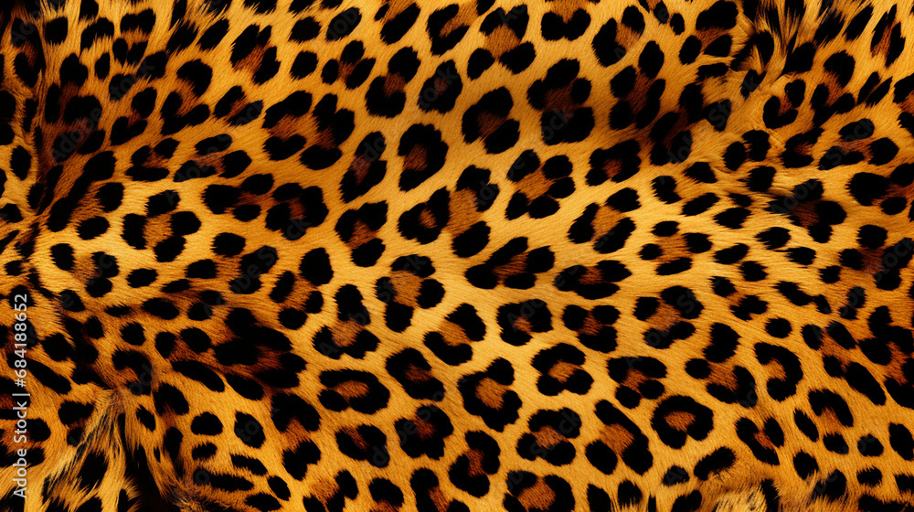 The pattern replicate the intricate and striking design of a leopard's coat created with Generative Ai The pattern replicate the intricate and striking design of a leopard's coat created with Generative Ai