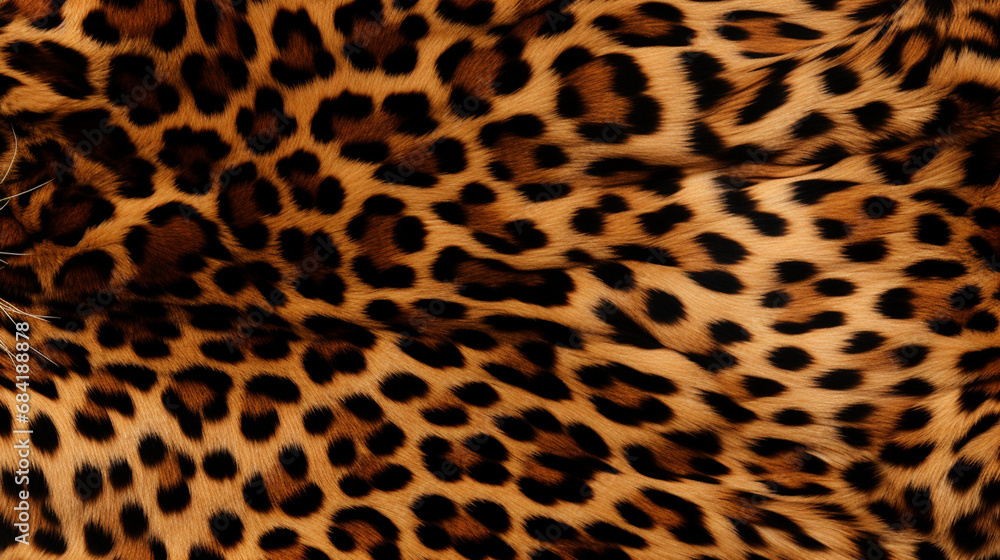 The pattern replicate the intricate and striking design of a leopard's coat created with Generative Ai The pattern replicate the intricate and striking design of a leopard's coat created with Generative Ai