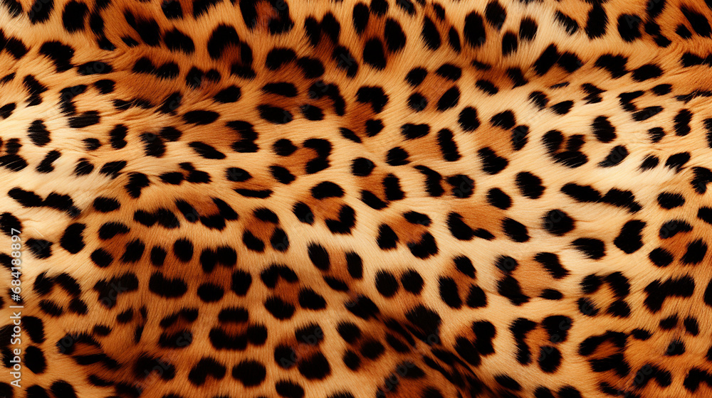 The pattern replicate the intricate and striking design of a leopard's coat created with Generative Ai The pattern replicate the intricate and striking design of a leopard's coat created with Generative Ai
