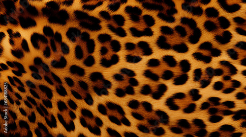 The pattern replicate the intricate and striking design of a leopard s coat created with Generative Ai