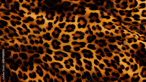 The pattern replicate the intricate and striking design of a leopard s coat created with Generative Ai