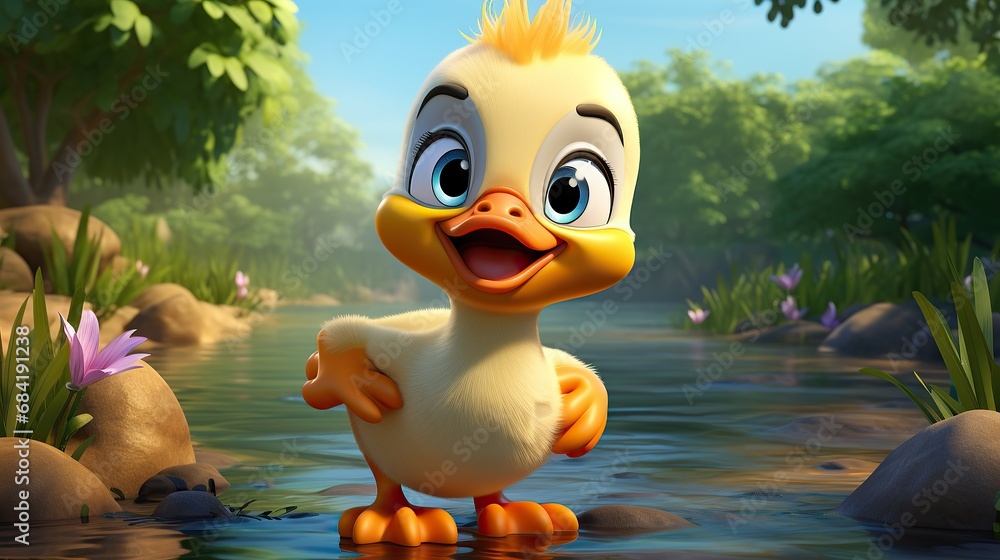 Rubber Duck Cartoon Character Rubber Duck Cartoon Character