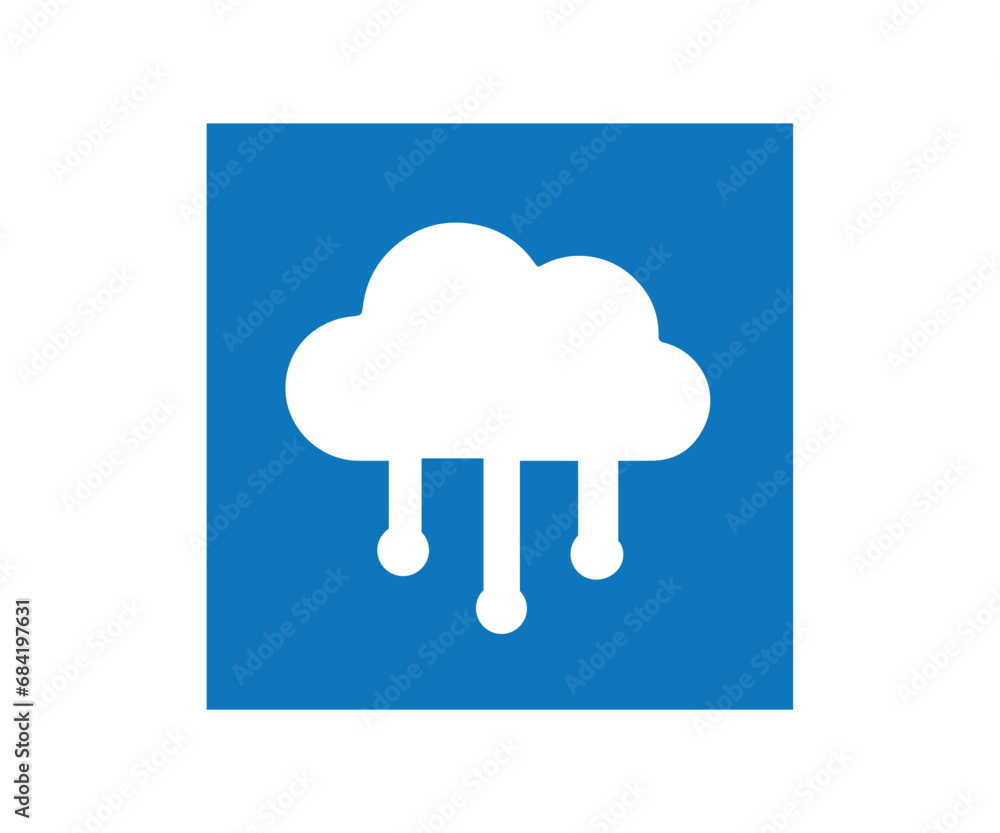 cloud data logo vector design template cloud data logo vector design template
