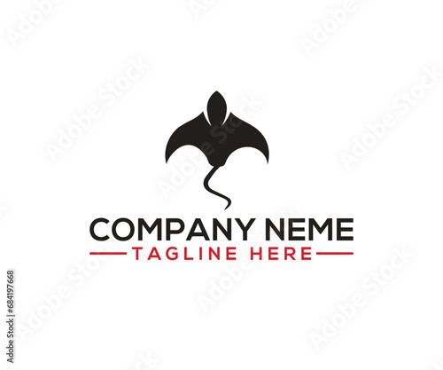 flaying ghuri logo design vector template photo