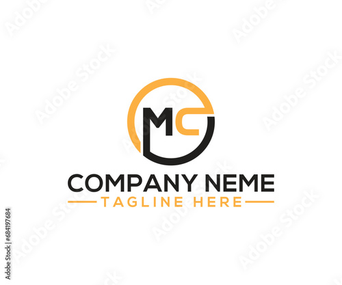 MC logo vector design template