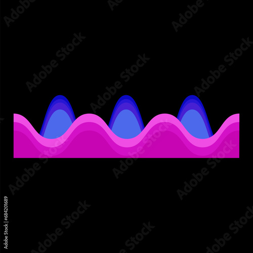 sound equalizer music cartoon. audio voice, digital abstract, sonic wave sound equalizer music sign. isolated symbol vector illustration