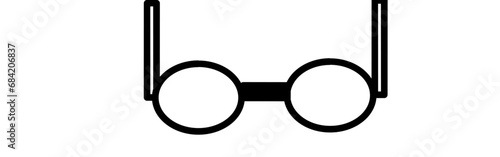 eye glasses icon vector illustration
