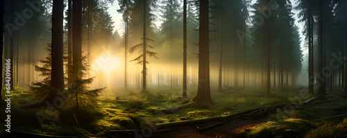 forest, lake, water, nature, trees, landscape, tree, fog, sunset, autumn, mist, morning, sunrise, sun, sky, light, misty, wood, woods, summer, park, river, reflection, sunlight, green