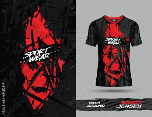 Tshirt template for extreme sports background racing jersey design soccer jersey