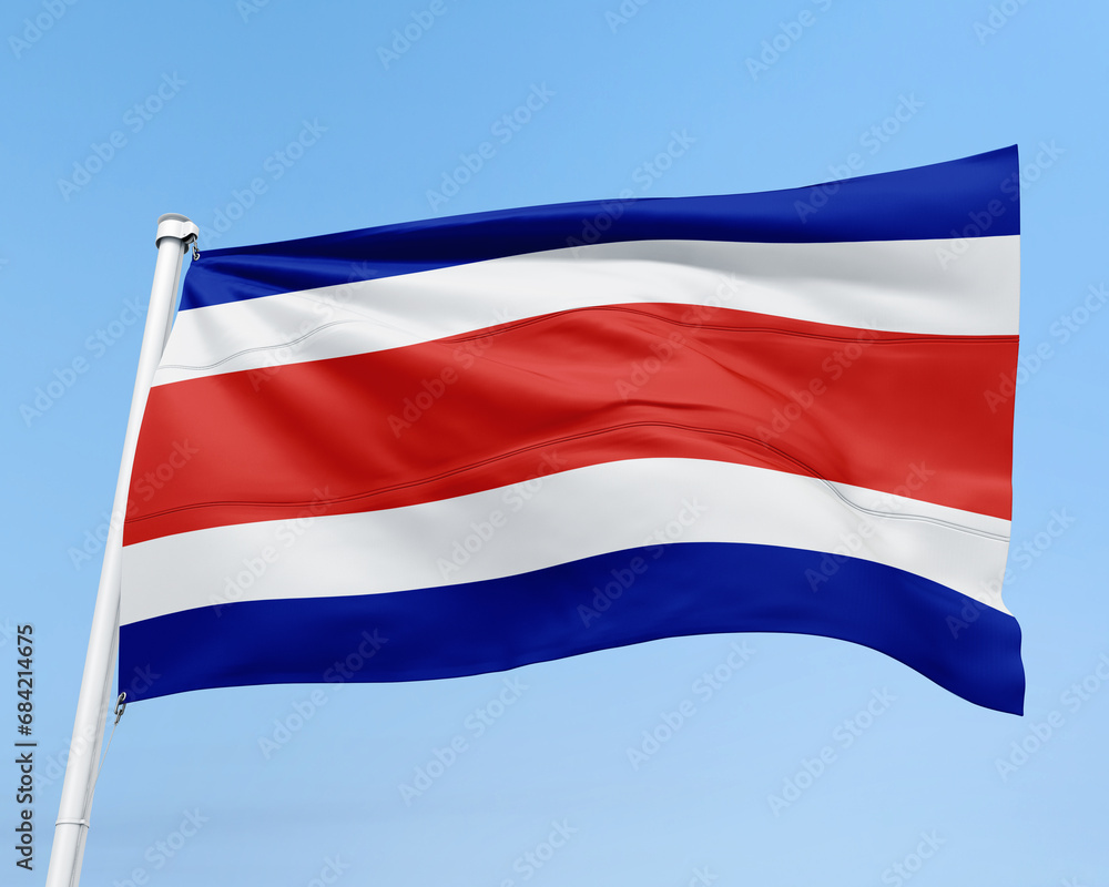 FLAG OF THE COUNTRY COSTA RICA FLAG OF THE COUNTRY COSTA RICA