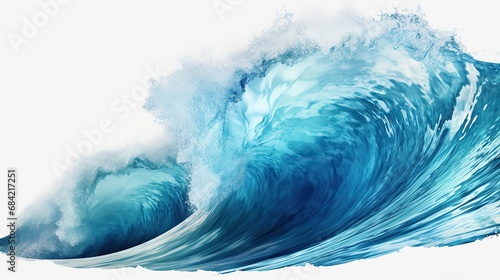 Powerful wave breaking in Atlantic Ocean © dheograft