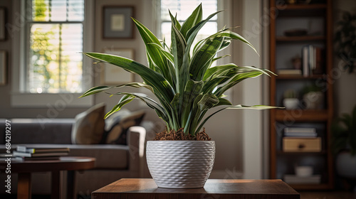 Century plant in a house