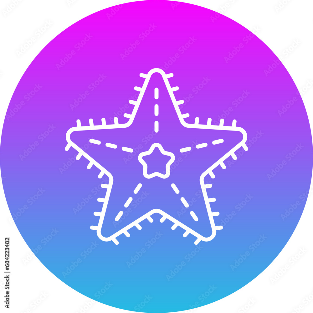 Fototapeta premium Starfish Icon