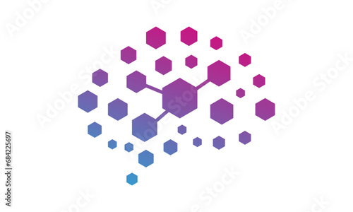 brain connection logo design