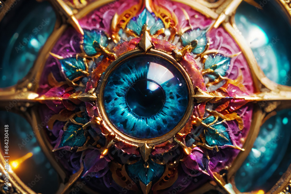 Mystical fantasy eye - A concept for mystery and intelligence