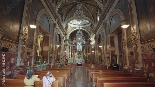 Santuario de la Virgen de Guadalupe The Sanctuary of Our Lady of Guadalupe Herrerian Catholic Temple on Paseo Alcalde in Jalisco Guadalajara, Mexico photo