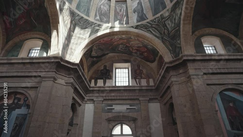 Wallpaper Mural Museo Hospicio Cabañas Museum - The Main Hall Hosts the Magnum Opus Frescoes of Muralist Painter José Clemente Orozco Guadalajara, Mexico Torontodigital.ca