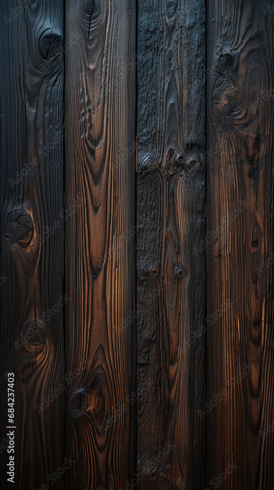 Rustic dark wooden background, wood texture created with Generative Ai Rustic dark wooden background, wood texture created with Generative Ai