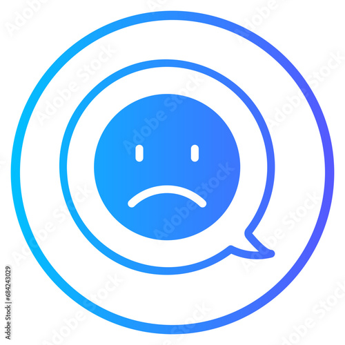 chat gradient icon