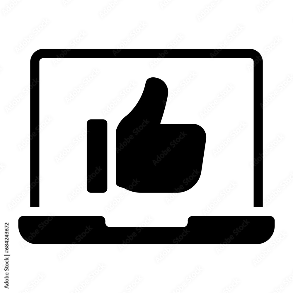 laptop glyph icon laptop glyph icon