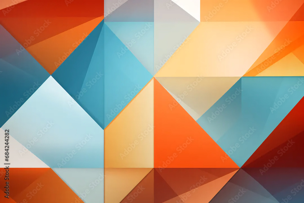 abstract geometric background, generative ai abstract geometric background, generative ai