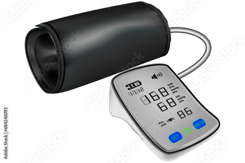 medical electronic tonometer stock vector illustration isolated on white background