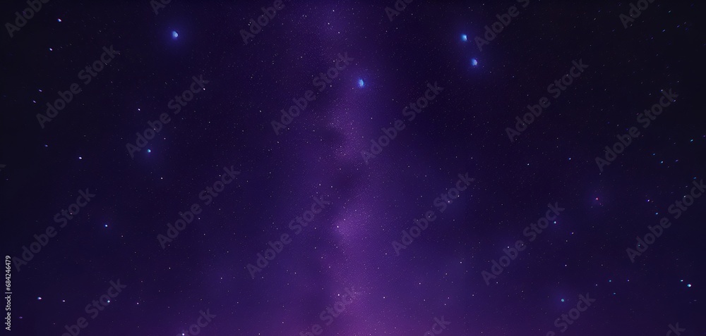 Purple starry night sky wallpaper.