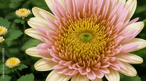 close up of pink dahlia