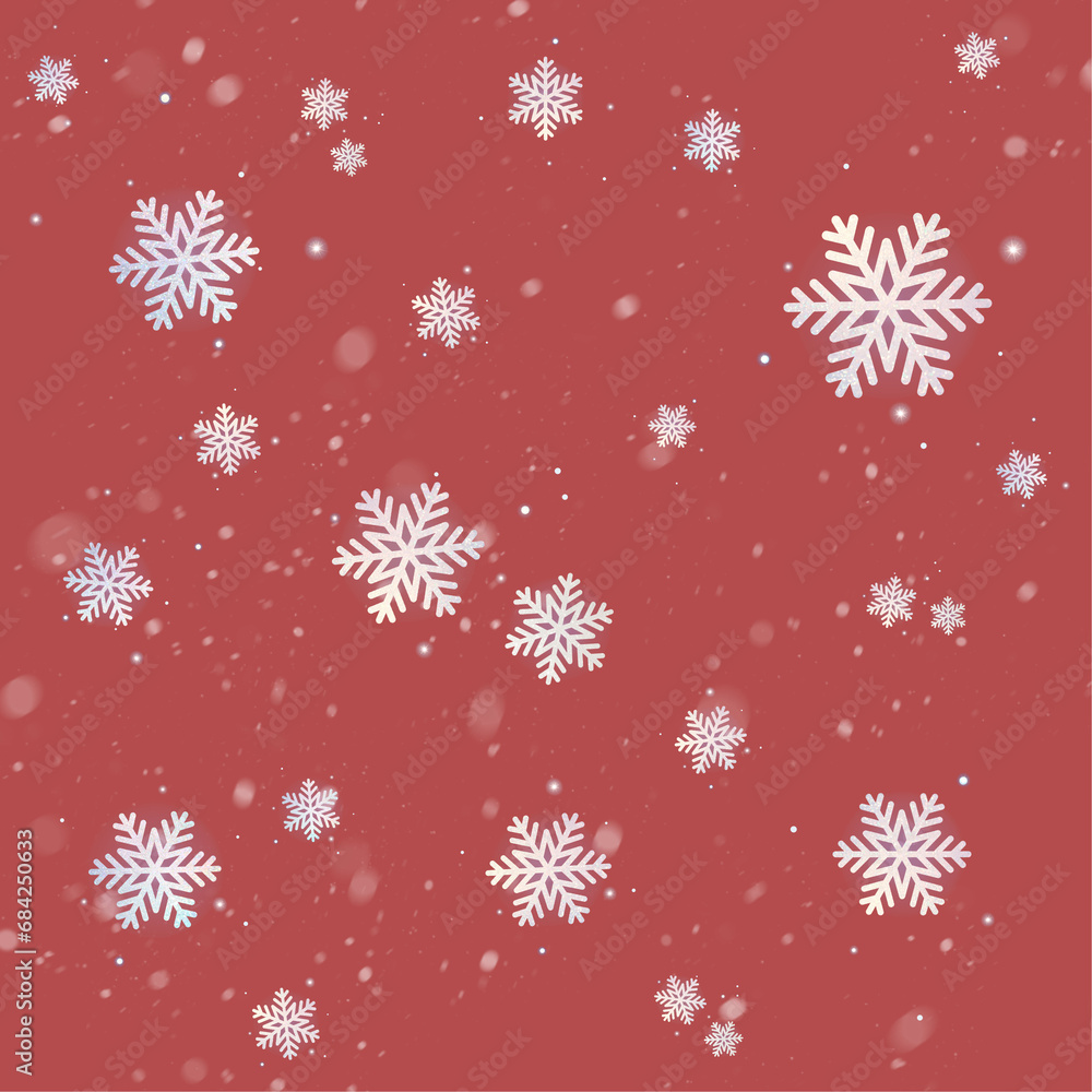 red christmas background with snowflakes red christmas background with snowflakes