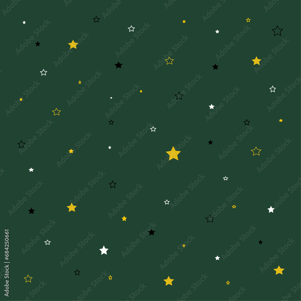 seamless background with stars
