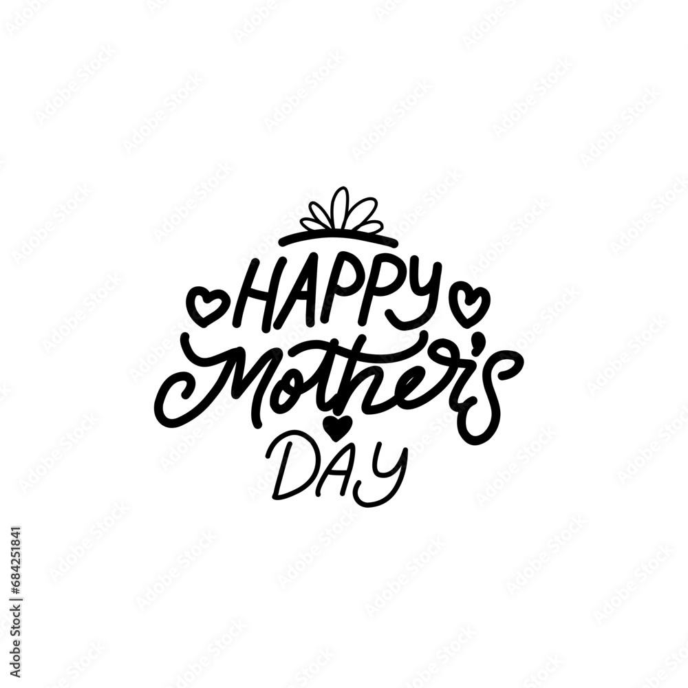 Happy Mothers Day lettering Happy Mothers Day lettering