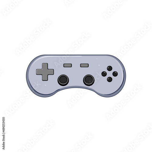 controller gamepad cartoon. computer video, joypad play, game button controller gamepad sign. isolated symbol vector illustration