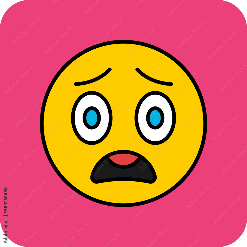 Fototapeta premium Worried Icon