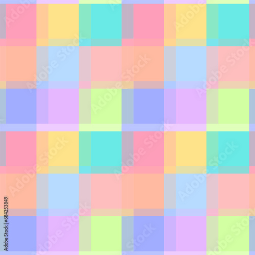 colorful candy sugar rush pastel colors  prismatic checks seamless pattern, vector illustration repeat texture