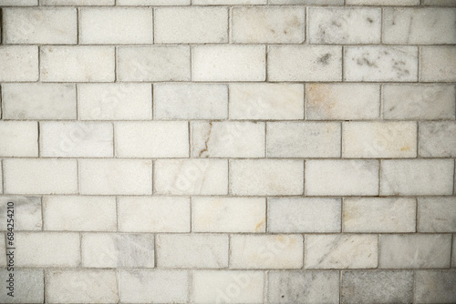 Tile. Subway Tile. White with brown accents.