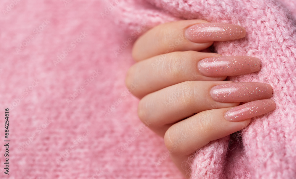 Female hands with beautiful manicure Female hands with beautiful manicure