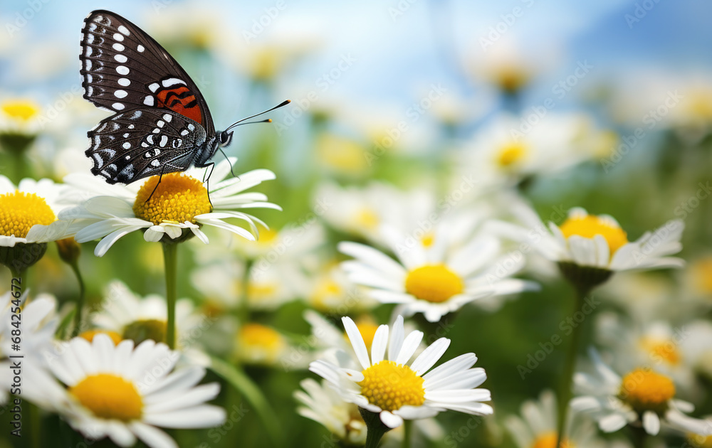 Beautiful black Baltimore Checker spot butterfly (Euphydryas phaeton) on the flower close up Beautiful black Baltimore Checker spot butterfly (Euphydryas phaeton) on the flower close up