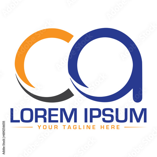 CA  Logo Design Unique and Modern Logo Design Professional CA Logo Design