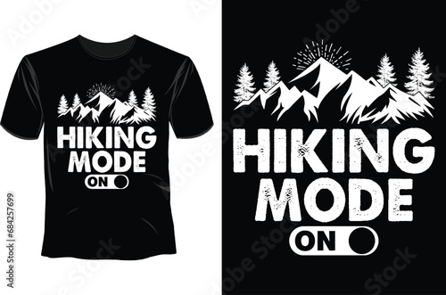 Hiking T Shirt Design