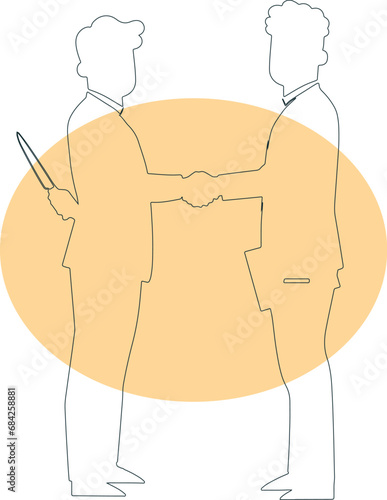 vector betrayal in business concept illustration