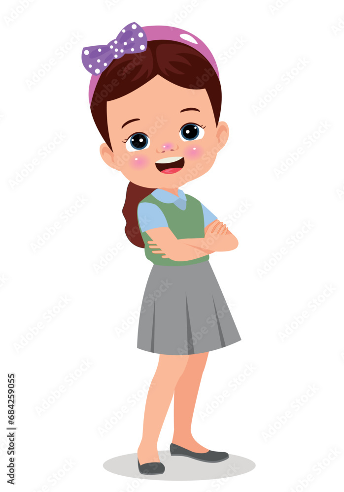 vector illustration of students in different postures vector illustration of students in different postures