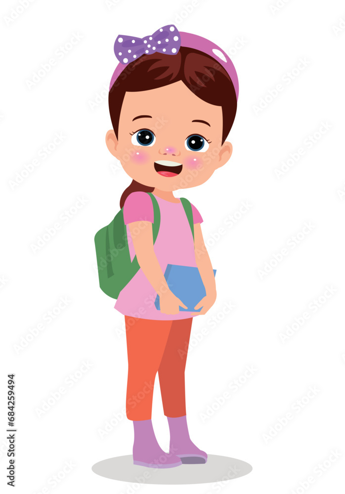 vector illustration of students in different postures vector illustration of students in different postures