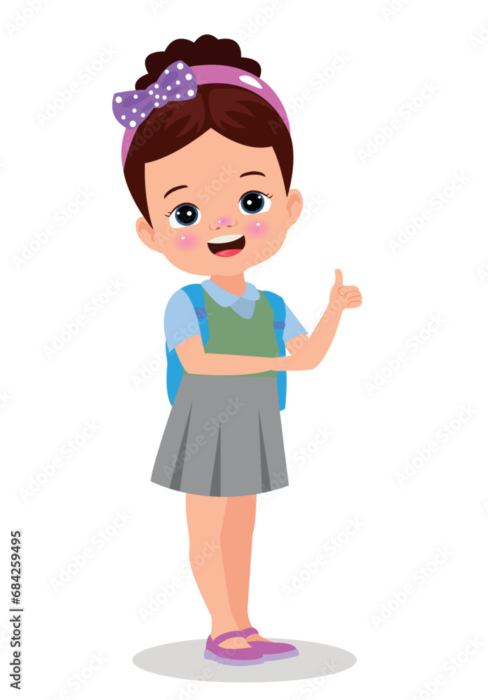 vector illustration of students in different postures vector illustration of students in different postures