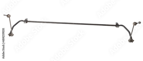 Photography Metal anti-roll bar stabilizer - a device in vehicle suspension that serves to r