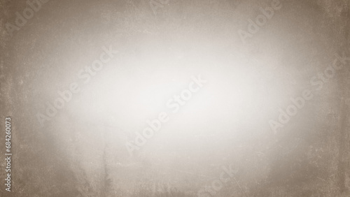 Sepia-toned vignette overlay effect with light wear and tear texture on transparent background photo
